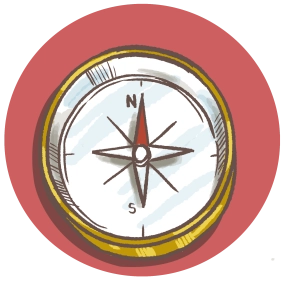 illustrated compass