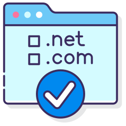 domain TLDs in browser window
