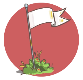 planted flag