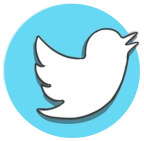 illustrated twitter logo